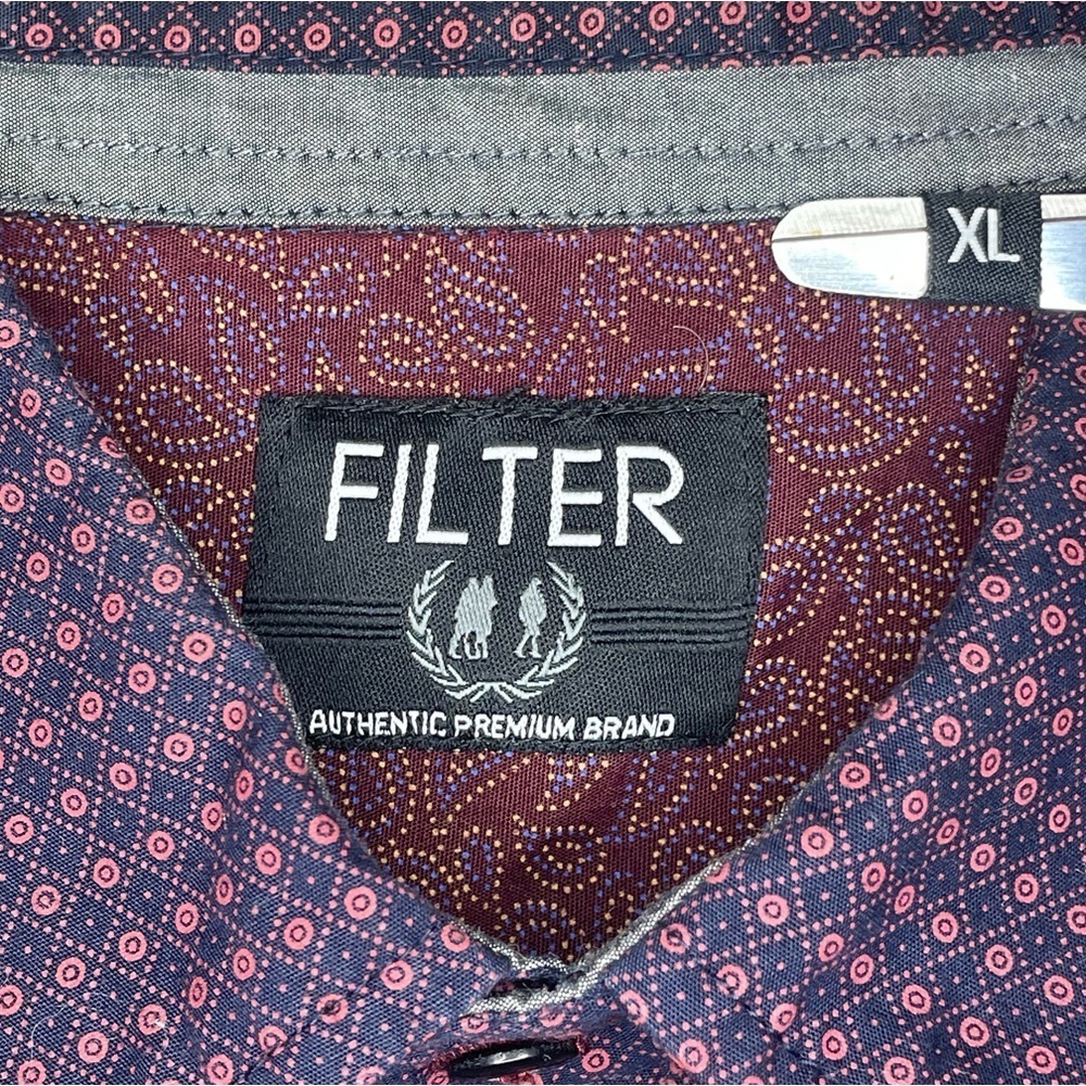 Filter Men's Casual Button-down Shirt XL
Size